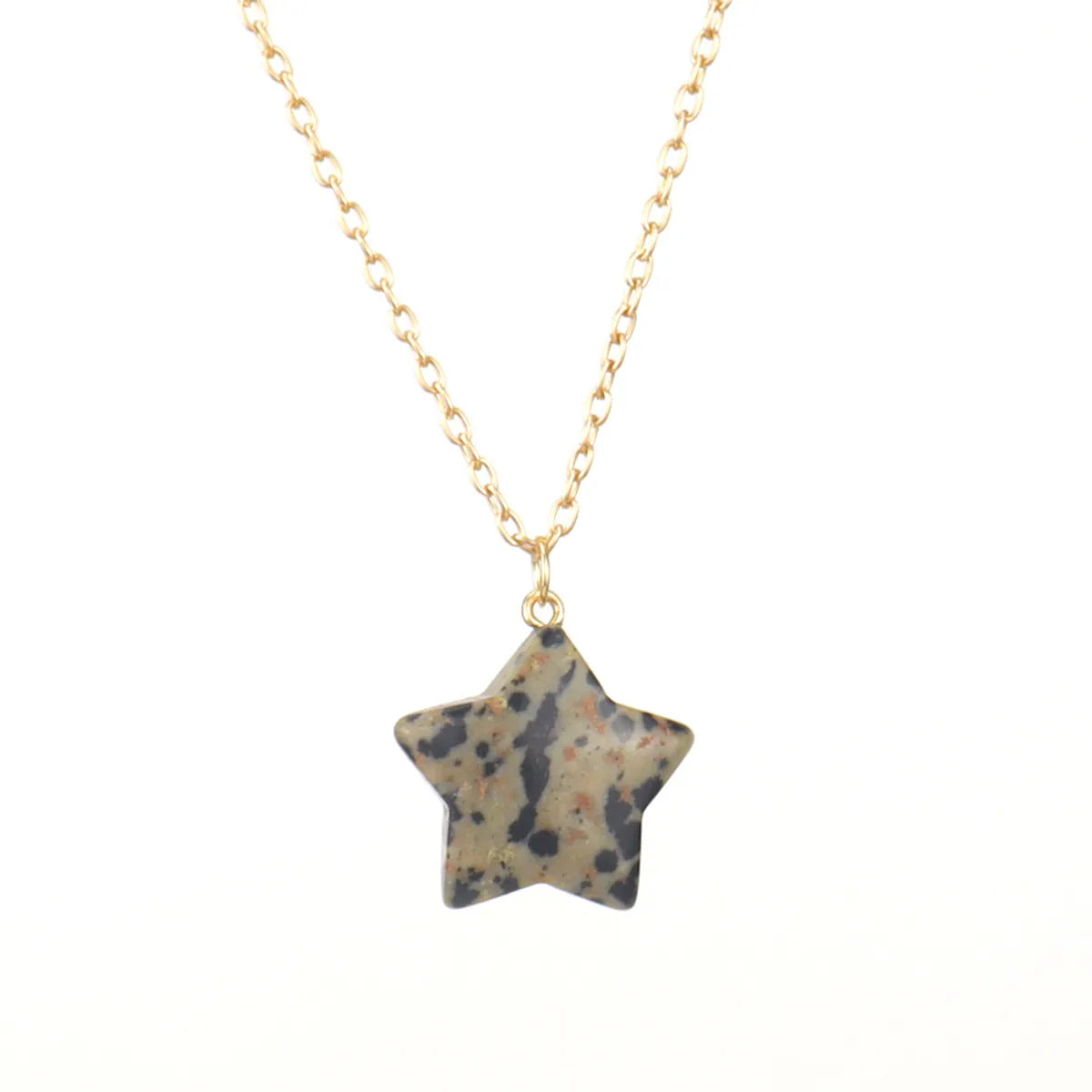 Simple Style Star Natural Stone Handmade Pendant Necklace 1 Piece