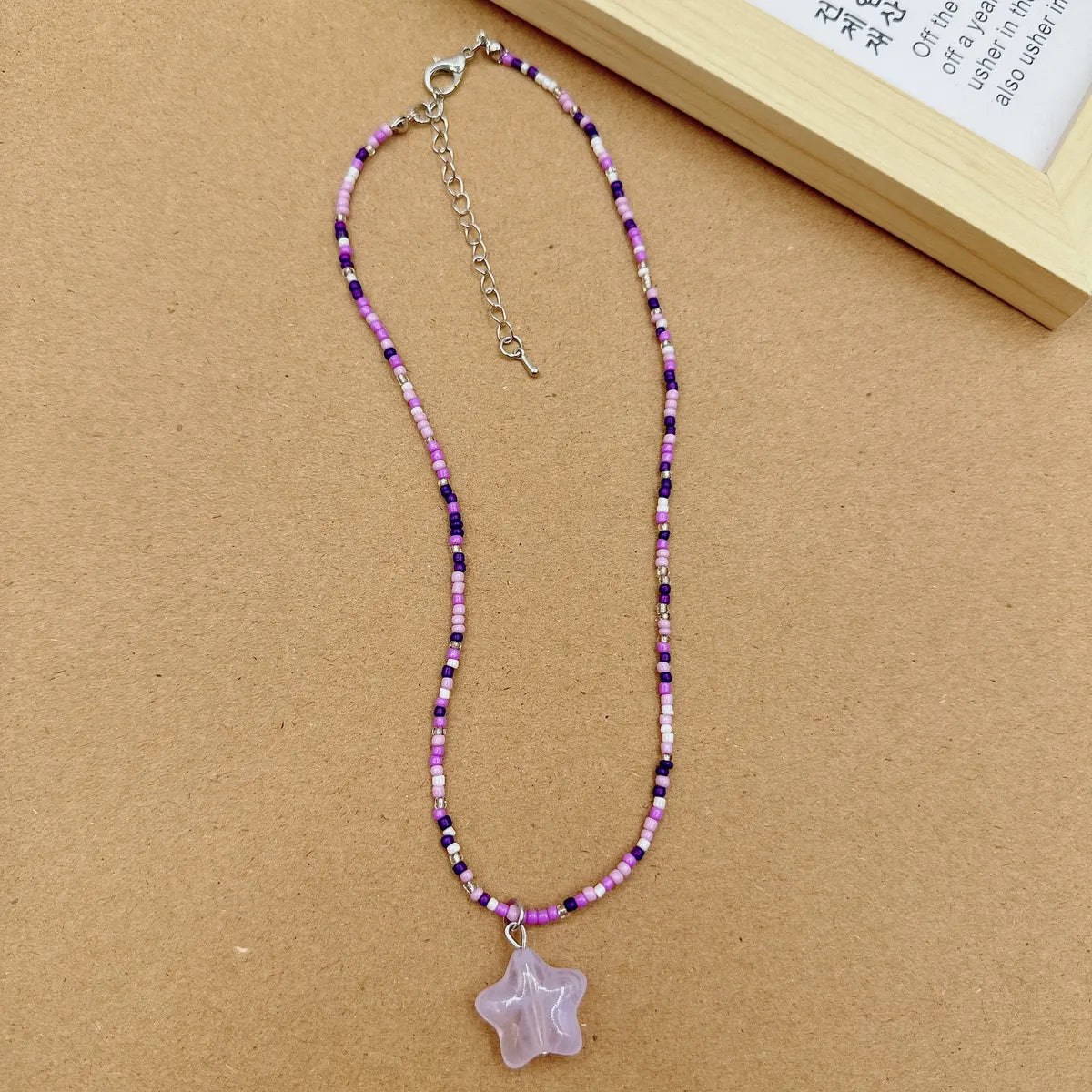 Simple Style Star Seed Bead Wholesale Pendant Necklace