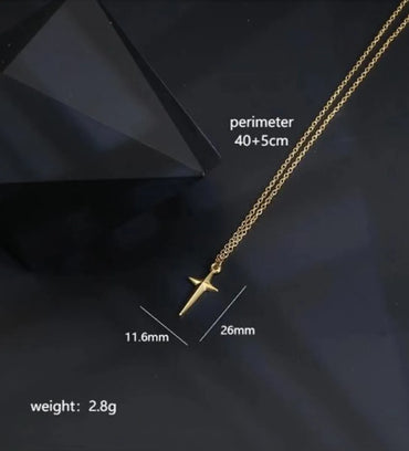 Simple Style Star Stainless Steel 18K Gold Plated Unisex Pendant Necklace