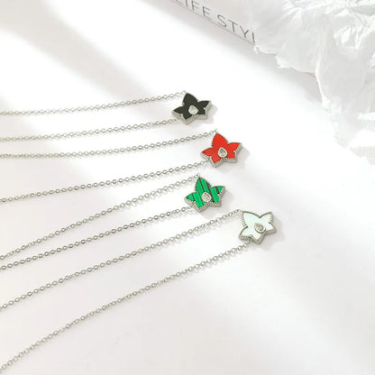 Simple Style Star Stainless Steel Plating Inlay Acrylic Shell Gold Plated Pendant Necklace