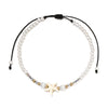 Simple Style Starfish Imitation Pearl Braided Rope Beaded Unisex Anklet