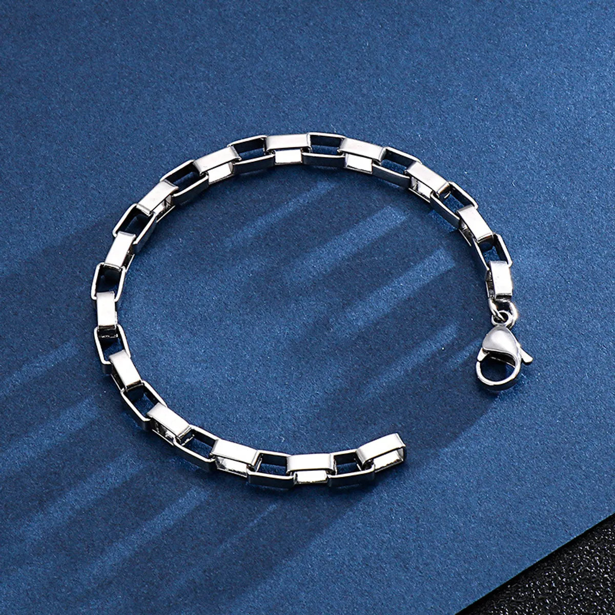 Simple Style Streetwear Geometric 304 Stainless Steel Bracelets In Bulk