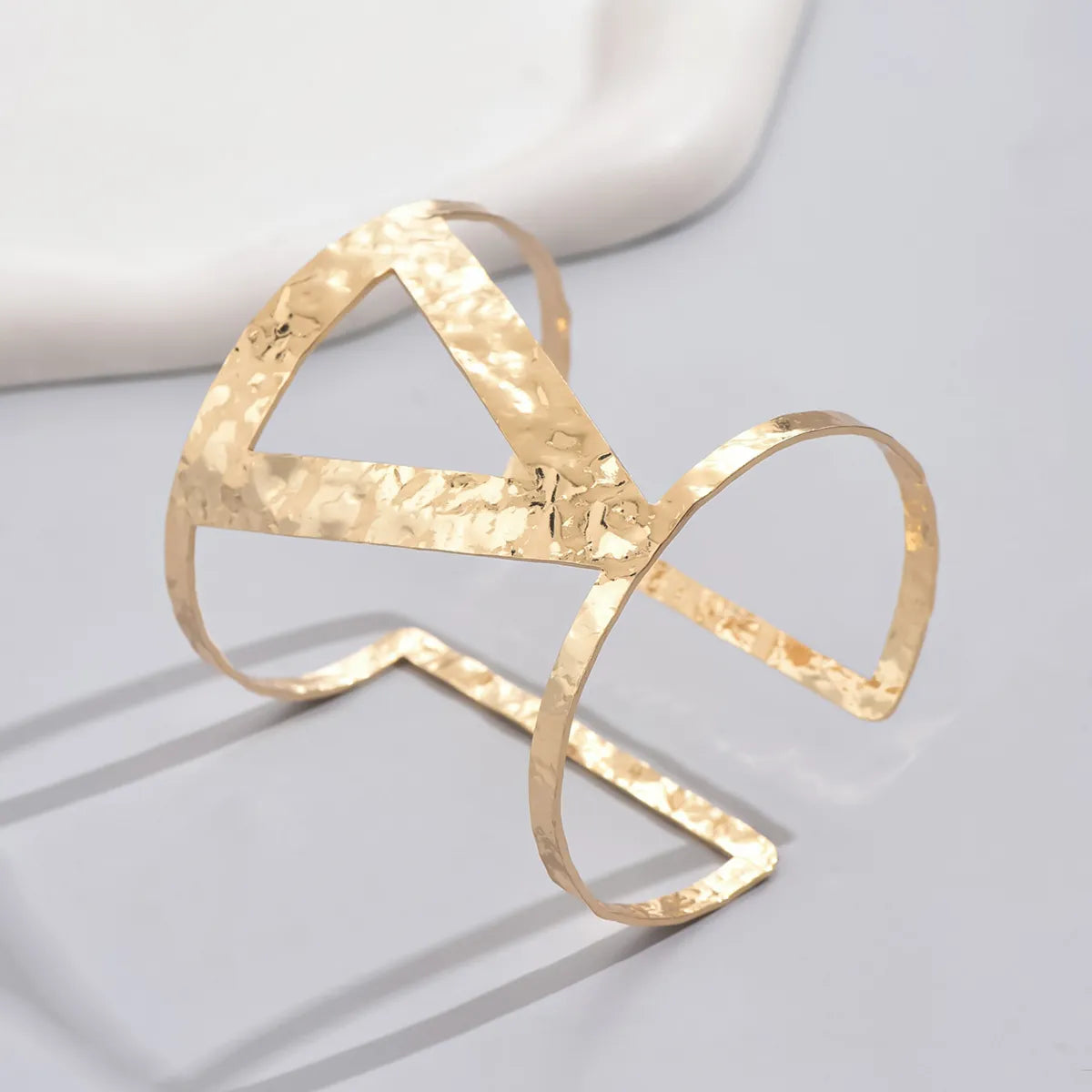 Simple Style Streetwear Solid Color Iron Wholesale Bangle