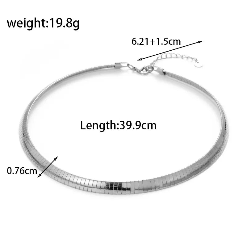 Wholesale Jewelry Simple Style Streetwear Solid Color 304 Stainless Steel Plating Bracelets Necklace