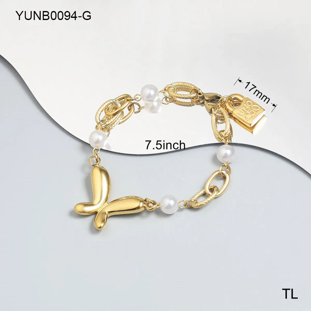 Simple Style Streetwear Solid Color 304 Stainless Steel 18K Gold Plated Resin Bracelets In Bulk