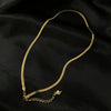 Simple Style Streetwear Solid Color Titanium Steel Plating Women'S Necklace