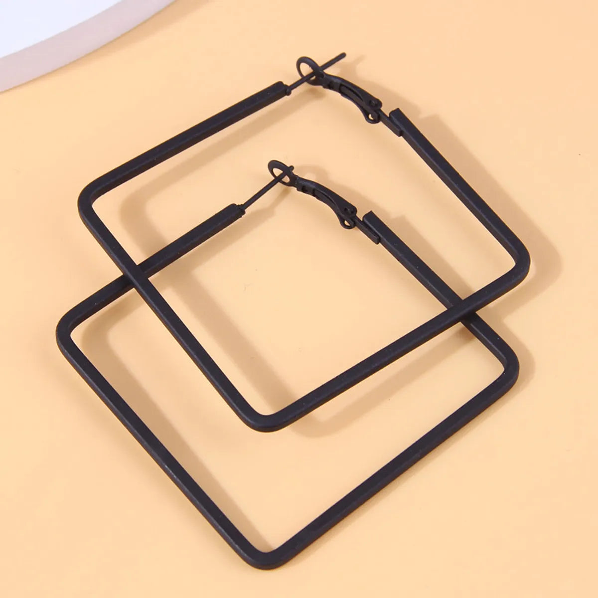 Simple Style Streetwear Square Ferroalloy Women's Earrings