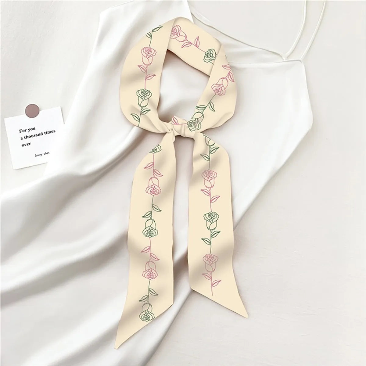 Simple Style Stripe Plaid Flower Cloth Printing Hair Band 1 Piece