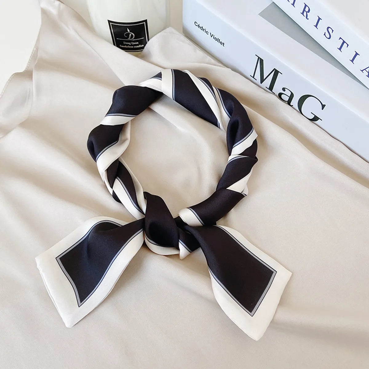 Simple Style Stripe Plaid Flower Cloth Printing Hair Band 1 Piece