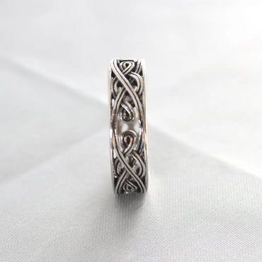 Simple Style Stripe Stainless Steel Unisex Rings