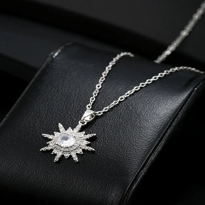 Simple Style Sun Copper Plating 18k Gold Plated Necklace