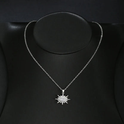 Simple Style Sun Copper Plating 18k Gold Plated Necklace