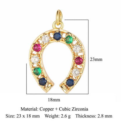 Simple Style Sun Heart Shape Butterfly Copper Plating Inlay Zircon Gold Plated Silver Plated Jewelry Accessories