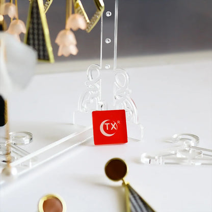 Simple Style Transparent Arylic Jewelry Display