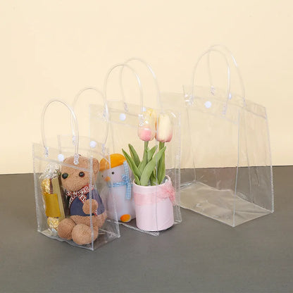 Simple Style Transparent PVC Party Gift Wrapping Supplies