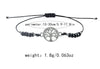 Simple Style Tree Artificial Crystal Alloy Beaded Unisex Drawstring Bracelets
