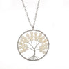 Simple Style Tree Imitation Pearl Alloy Wholesale Pendant Necklace