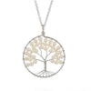 Simple Style Tree Imitation Pearl Alloy Wholesale Pendant Necklace