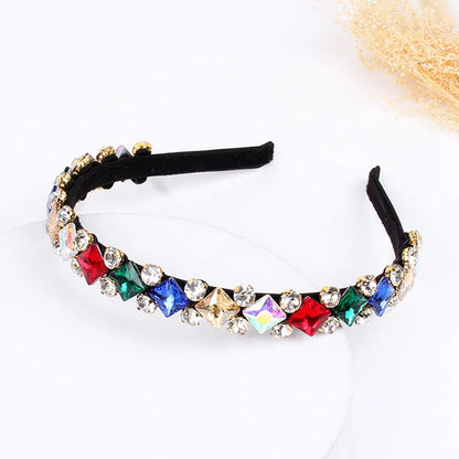 Women'S Simple Style U Shape Rhinestone Hair Band