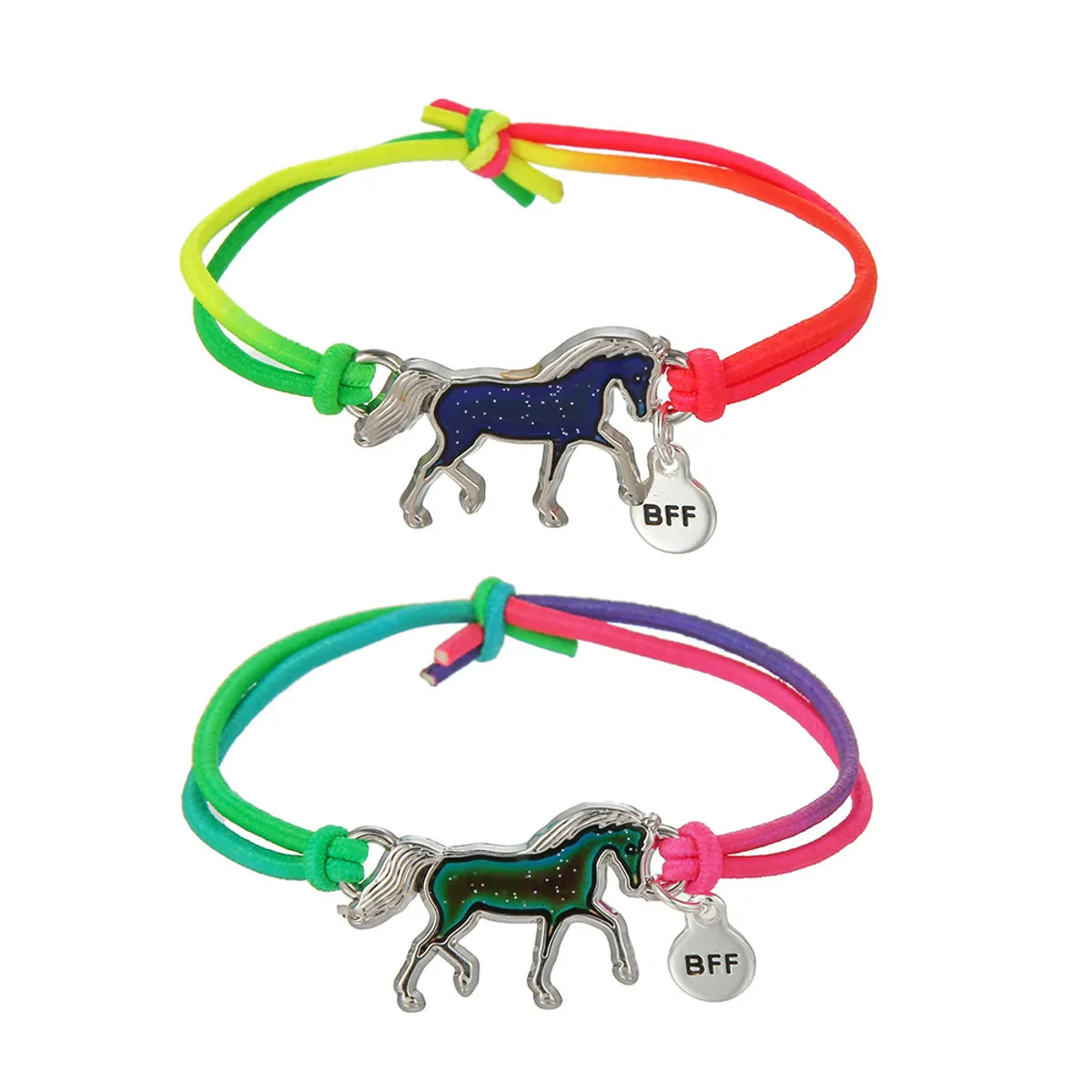 Simple Style Unicorn Flower Alloy Handmade Kid'S Bracelets