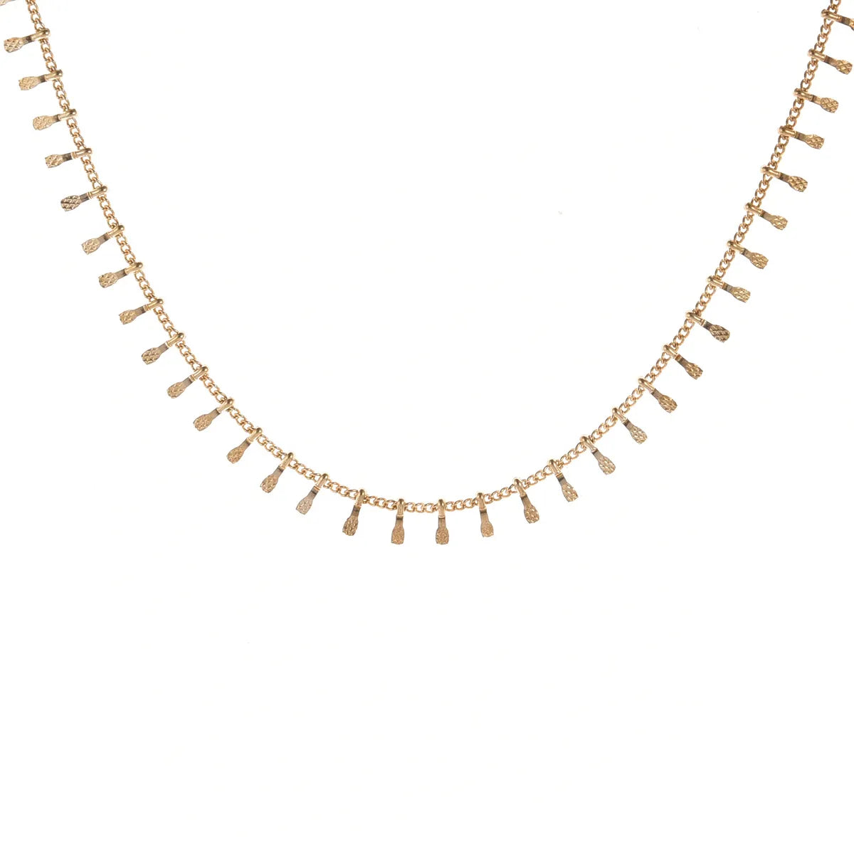 Simple Style Water Droplets Copper Choker In Bulk