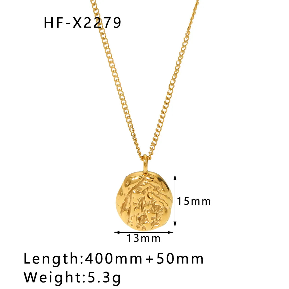 304 Stainless Steel 18K Gold Plated Simple Style Plating Water Droplets Heart Shape Rhinestones Necklace