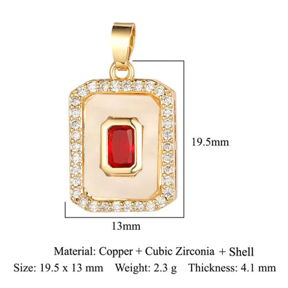 Simple Style Water Droplets Heart Shape Zircon Copper Wholesale Charms Jewelry Accessories