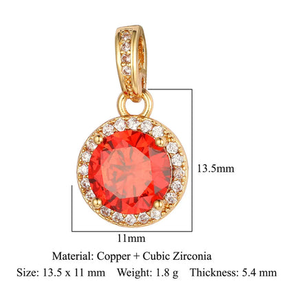 Simple Style Water Droplets Heart Shape Zircon Copper Wholesale Charms Jewelry Accessories