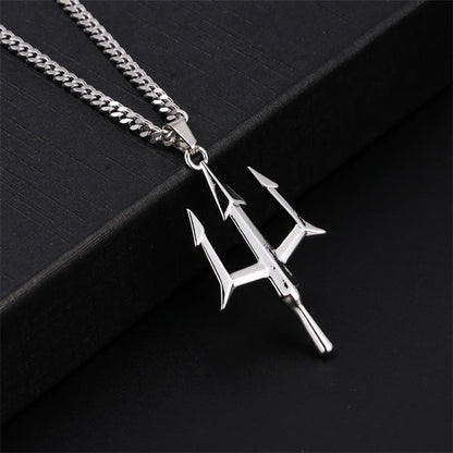 Stainless Steel Simple Style Plating Pendant Necklace