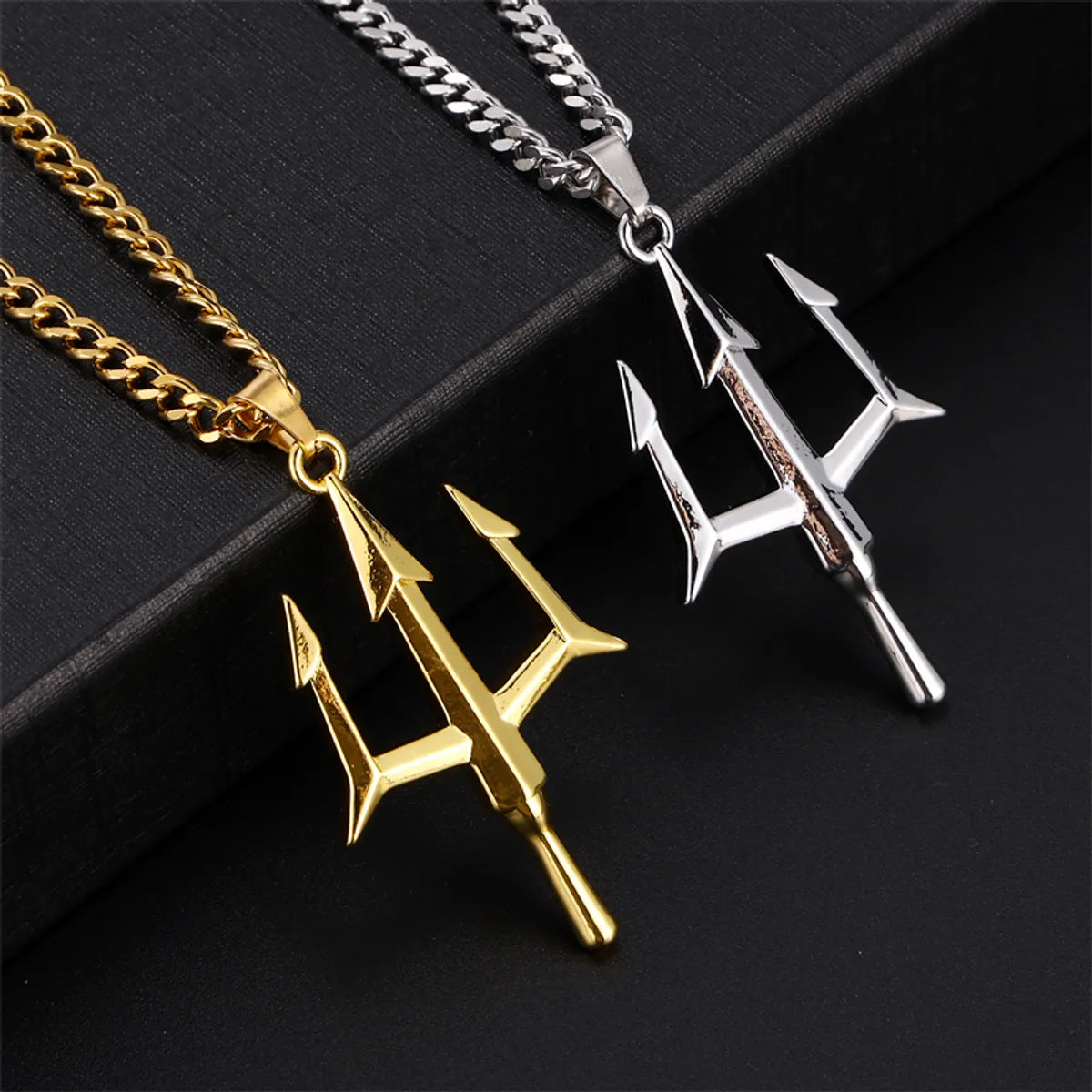 Stainless Steel Simple Style Plating Pendant Necklace