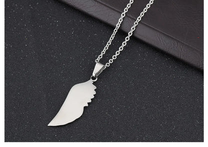 Simple Style Wings 304 Stainless Steel Polishing Men'S