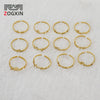 Simple 316L Stainless Steel Constellation Ring Jewelry Electroplated For Women