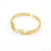 Simple 316L Stainless Steel Constellation Ring Jewelry Electroplated For Women