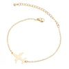 Simple Titanium Steel Couple Bracelet With Gold Inlaid Cartoon Character Design For Women And Men