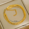 Simple Titanium Steel Unisex Bracelet With 18K Gold Plating Electroplating Treatment Minimalist Style