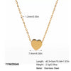 Simple U Shaped Star Love Cross Stainless Steel Necklace For Women With Pvd Furnace Vacuum Real Gold Plating