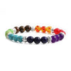 Simple Unisex Handmade Agate Peach Heart Bead Bracelet Jewelry