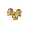 Simple Versatile Temperament Open Ring For Women Bow Tie Pattern Stainless Steel Ring With Electroplating Treatment