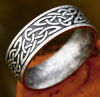 Simple Viking Letters Stainless Steel Unisex Ring Hand Jewelry