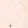 Simple Water Drop Diamond Single Layer Necklace Wholesale