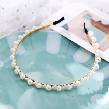 Simple Wave Pearl Headband