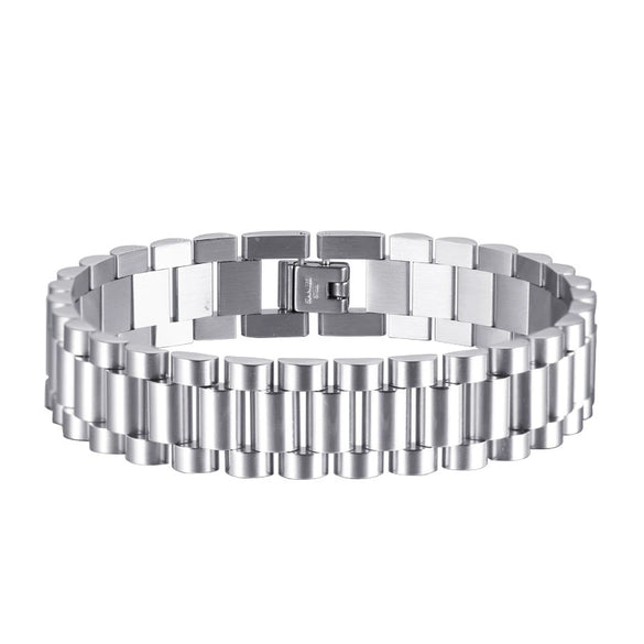 Simple Wave Titanium Steel Bracelet For Men And Women Electroplated Geometric Stainless Steel Jewelry
