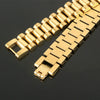 Simple Wave Titanium Steel Bracelet For Men And Women Electroplated Geometric Stainless Steel Jewelry