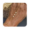 Simple Women's Copper Ring Bracelet With Gold Plated Electroplated Finish Fashion Finger Chain Jewelry