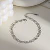 Simple Women's Jewelry With Anchor Design In Titanium Steel And Geometric Shape