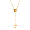 Simple Y Shaped Geometric Cross Diamond Necklace Copper Vacuum Electroplating 18K Gold For Women