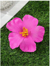 Simulated Hibiscus Flower Hairpins Duckbill Clip Purely Handmade Women's Accessories