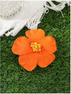 Simulated Hibiscus Flower Hairpins Duckbill Clip Purely Handmade Women's Accessories