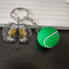 Simulation Three Dimensional Football Key Ring Pendant Fashion Printing Process