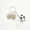Simulation Three Dimensional Football Key Ring Pendant Fashion Printing Process